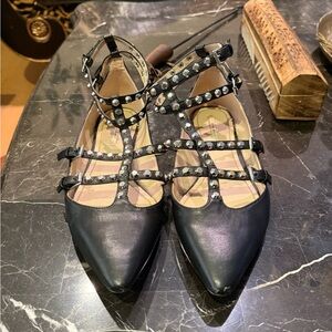 Zara - Studded Ballet Flats